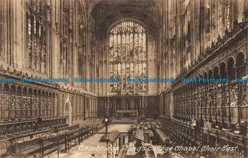 R147798 Cambridge. Kings College Chapel. Chor East. Frith