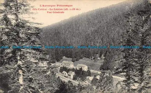 R148867 L malerische Auvergne. Cantal Le Lioran. Allgemeine Ansicht. P. und A. Malroux