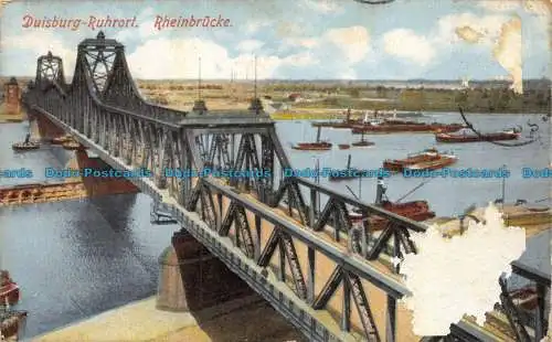 R148871 Duisburg Ruhrort Rheinbrucke. Paul Gerngross