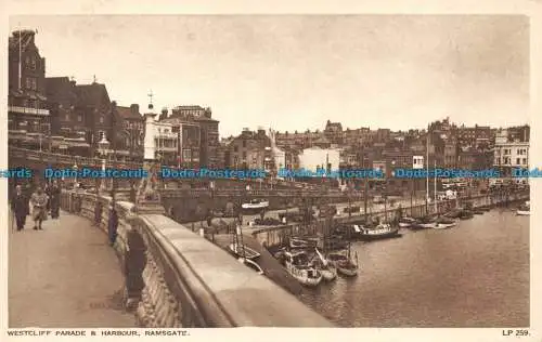 R148345 Westcliff Parade und Hafen. Ramsgate. A.H. und S. Paragon