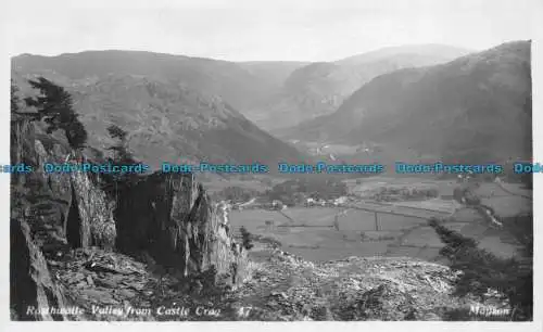 R147817 Rosthwaitertal von Castle Crag. Mayson Keswick