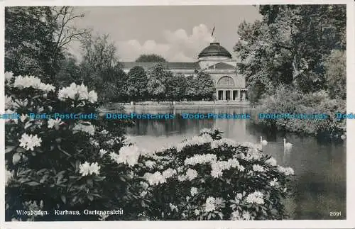 R147822 Wiesbaden. Kurhaus Gartenansicht. R. Konrady. Nr. 2091. RP