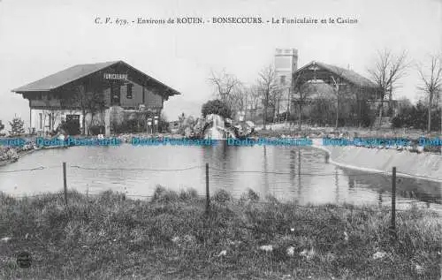 R148372 Umgebung von Rouen. Liebe Hilfe. Standseilbahn und Casino. C.V. Nr. 679