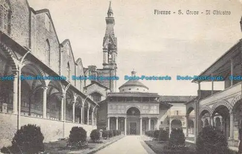 R148904 Florenz. S. Kreuz. Der Kreuzgang. 1927