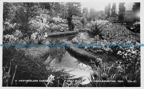 R148942 Ein Westmorland Garden. Daily Mail Ideal Home Ausstellung 1926. E.W. Payne