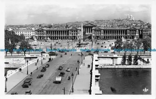 R148479 Paris. Brücke und Place de la Concorde. C.A.P. RP