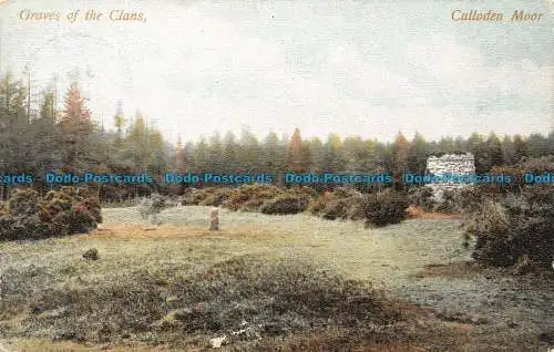 R148490 Gräber der Clans. Culloden Moor. Wane. 1906