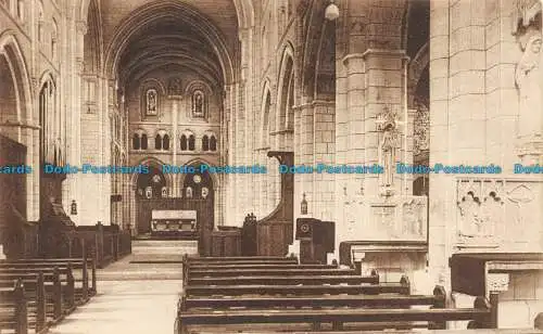 R149032 Buckfast Abbey Church. Innenraum. Ern. Thill. Nels