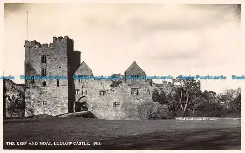 R149036 The Keep and Moat. Ludlow Castle. Lachs. RP