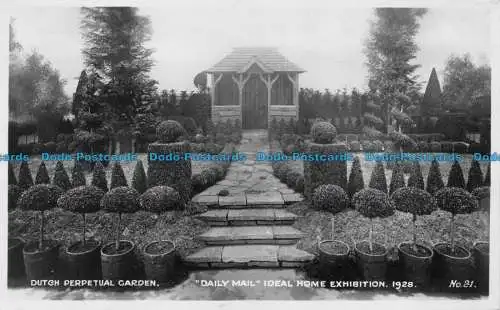 R148531 Niederländischer Ewiger Garten. Daily Mail Ideal Home Exhibition E.W. J. Payne.