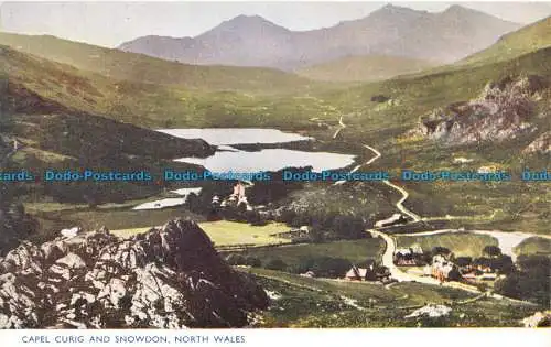 R149064 Capel Curig und Snowdon. Nordwales. Photochrom