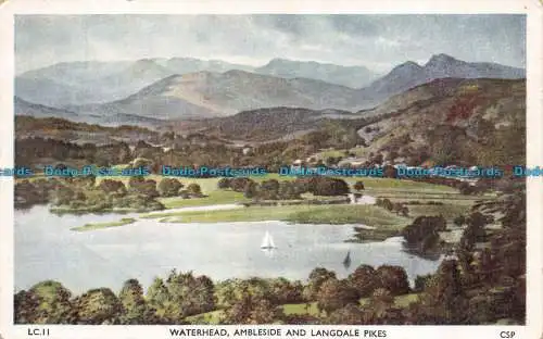 R148560 Waterhead Ambleside und Langdale Pikes. Chadwick