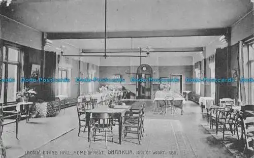 R148583 Damen Esszimmer Home of Rest Shanklin. Isle of Wight. Das Ideal. 1911