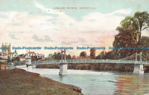 R149113 Jubiläumsbrücke. Hereford. G.D. und D.L. Der Stern. 1911