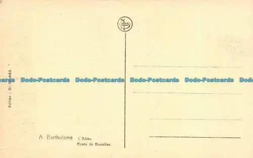 R149143 A. Bartholomäus. Auf Wiedersehen. Nels