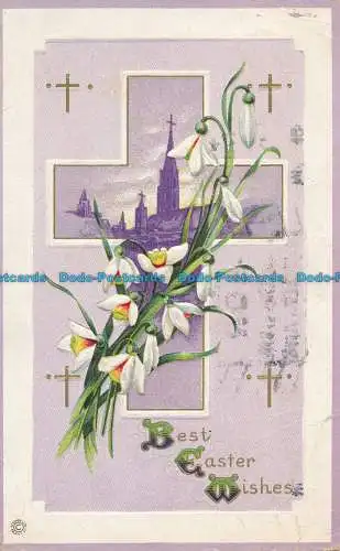 R149145 Grußpostkarte. Beste Osterwünsche. 1918