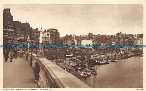 R149212 Westcliff Parade und Hafen. Ramsgate. A.H. und S. Paragon