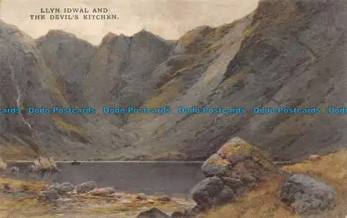 R149257 Llyn Idwal und die Küche der Teufel. Faulkner