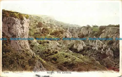 R149395 Seaton The Landslip. 1907