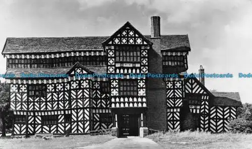 R149448 Little Moreton Hall. Congleton. Cheshire. Die Südveranda. T.L. Rann