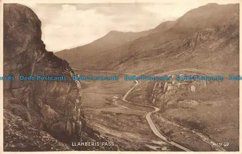 R149533 Llanberis Pass. Valentine Sepiatype. 1934