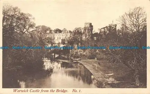 R149589 Warwick Castle von der Brücke. Harvey Barton. Nr. 1