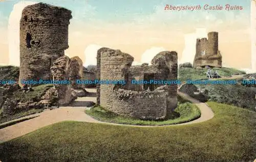 R149865 Burgruine Aberystwyth. J. und J. Gibson. 1910