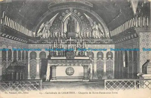 R149894 Kathedrale von Chartres. Kapelle Notre Dame sous Terre. Foucault. Nein