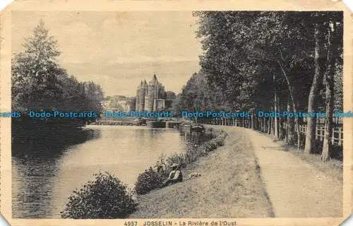 R149925 Josselin. Der Fluss der Oust. Villard. Nr. 4957