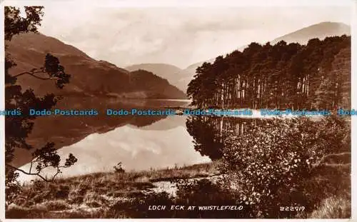 R150002 Loch Eck in Whistlefield. Valentinstag. Nr. 222919. RP. 1953