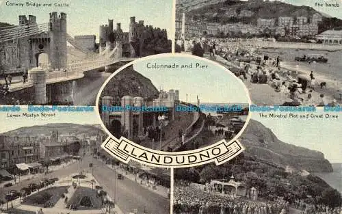 R150074 Llandudno. Multi-View. H.B. London. 1933