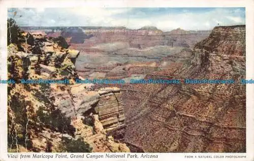 R150139 Blick vom Maricopa Point Grand Canyon Nationalpark. Arizona. 1948