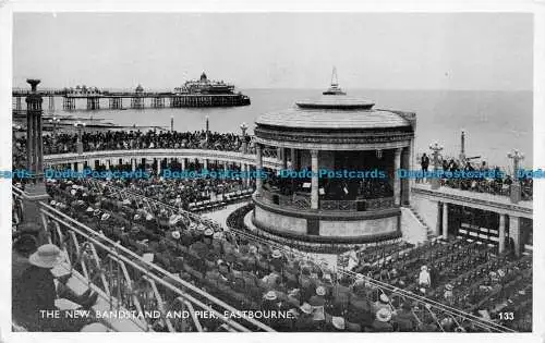 R150144 Der neue Bandstand und Pier. Eastbourne. 1950