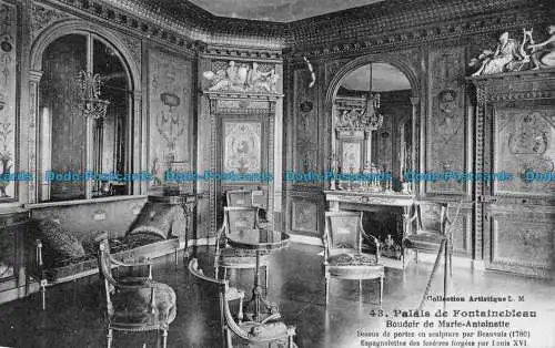 R150179 Palais de Fontainebleau. Boudoir von Marie Antoinette