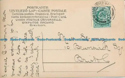 R150542 alte Postkarte. Frau. 1903