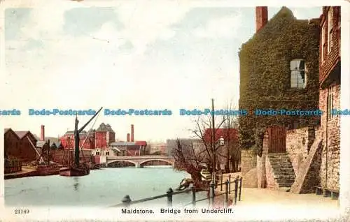 R150226 Maidstone Bridge von Undercliff. Nr. 21149. 1908