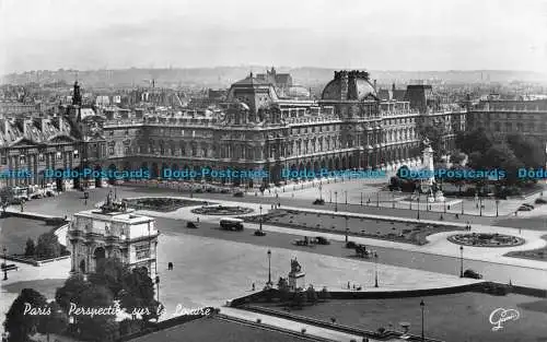 R150570 Paris. Blick auf den Louvre. RP