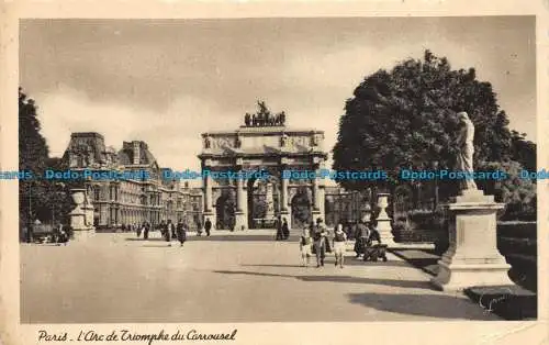 R150576 Paris. Der Triumphbogen des Karussells. Photolux