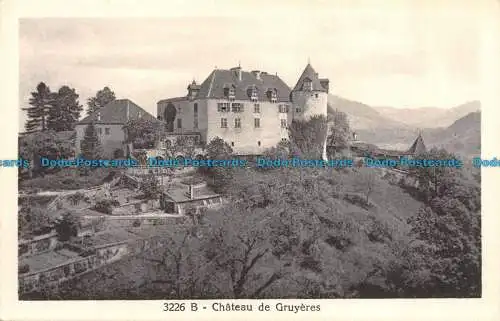 R150609 Schloss von Gruyeres. Ch. Morel. Nr. 3226 B