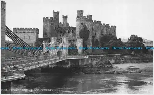 R150626 Conway Castle und Brücke. Judges Ltd. Nr. 1924