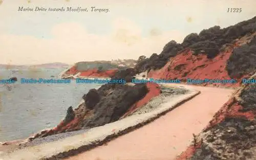 R151382 Marine Drive in Richtung Meadfoot. Torquay