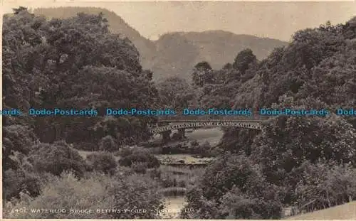 R150768 Waterloo-Brücke. Bettws Y Coed. Judges Ltd. Nr. 6401. 1930