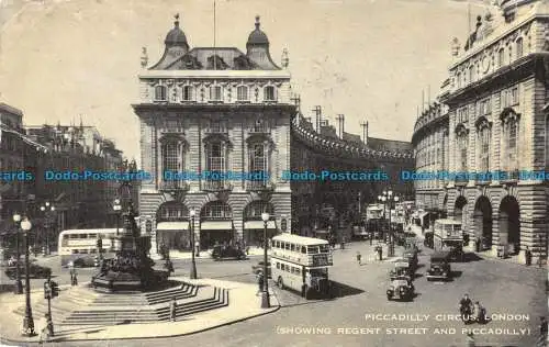 R151405 Piccadilly Circus London. Regent Street und Piccadilly. 1959