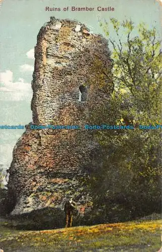 R150457 Ruinen der Burg Bramber. W. Potter