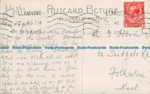 R150791 Der Synant Pass. N. Wales. Judges Ltd. Nr. 1930