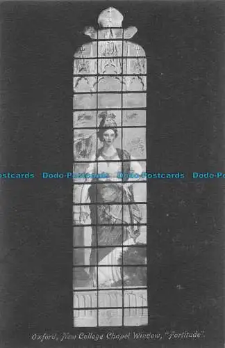 R150482 Oxford. Neues Fenster der College-Kapelle. Stärke. Davis