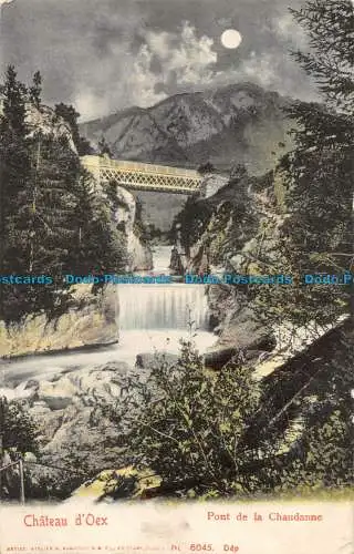 R150498 Chateau d Oex. Pont de la Chaudanne. Guggenheim. 1906