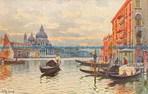 R150832 Venedig. Canal Grande und Chiesa della Salute. C. Varagnolo