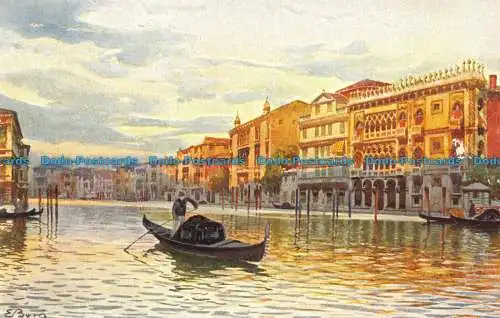 R150834 Venedig. Canal Grande und Ca d Oro. C. Varagnolo