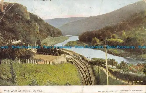 R150893 The Wye bei Symonds Yat. Graben. 1905